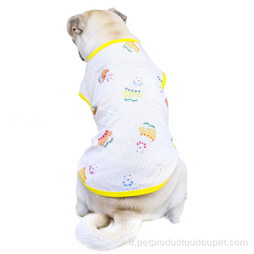 T-shirt respirant pour chien de septembre, gilet pour animaux de compagnie